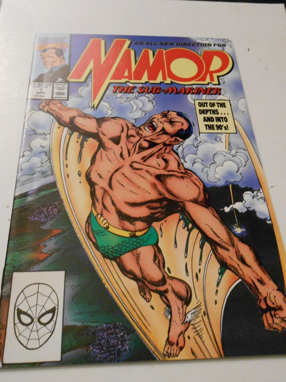 NAMOR THE SUBMARINER # 1 Written by John Byrne Cover by John Byrne